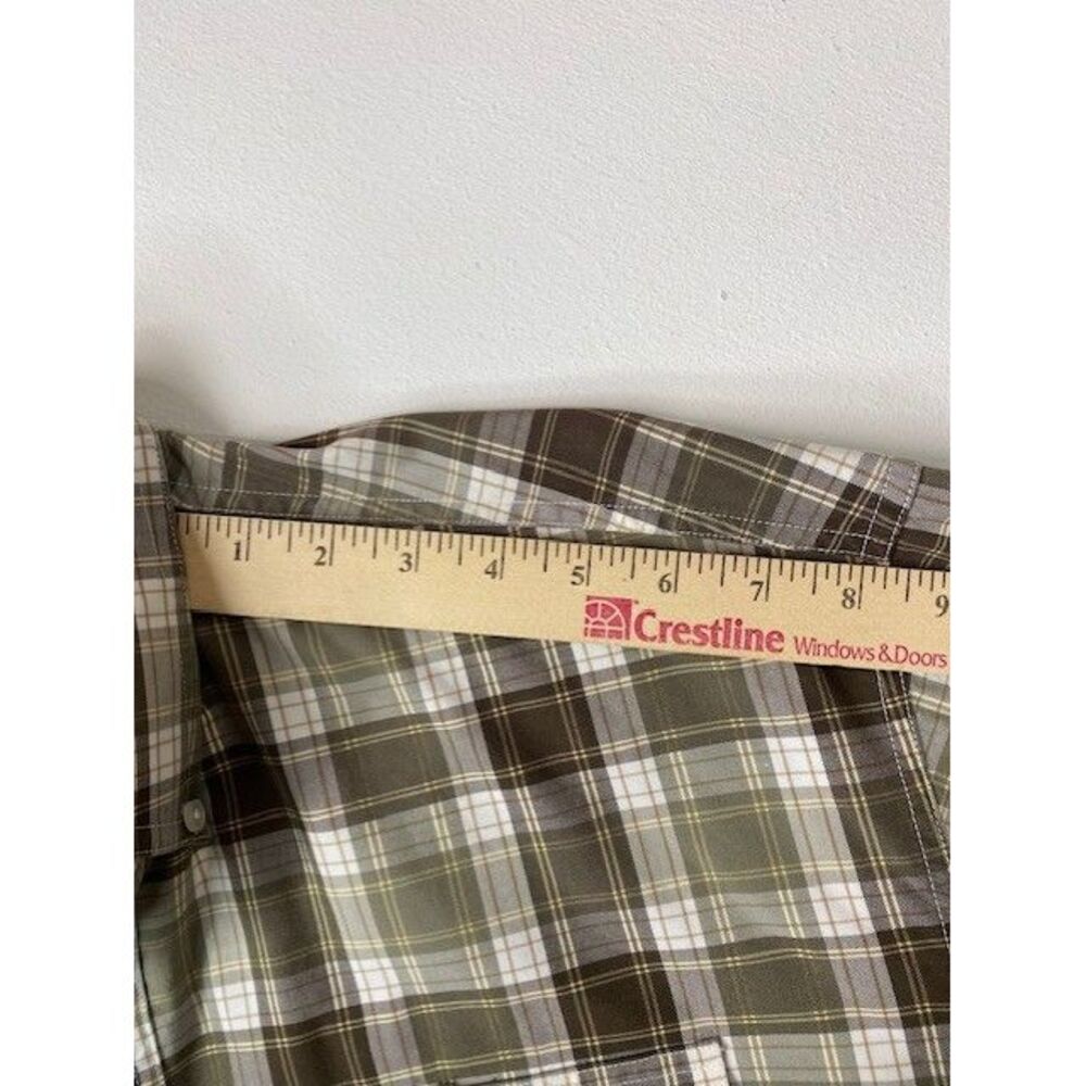Stetson Men's Classic Plaid Button Down Shirt Dual Chest Pockets Casual XL - Picture 10 of 11
